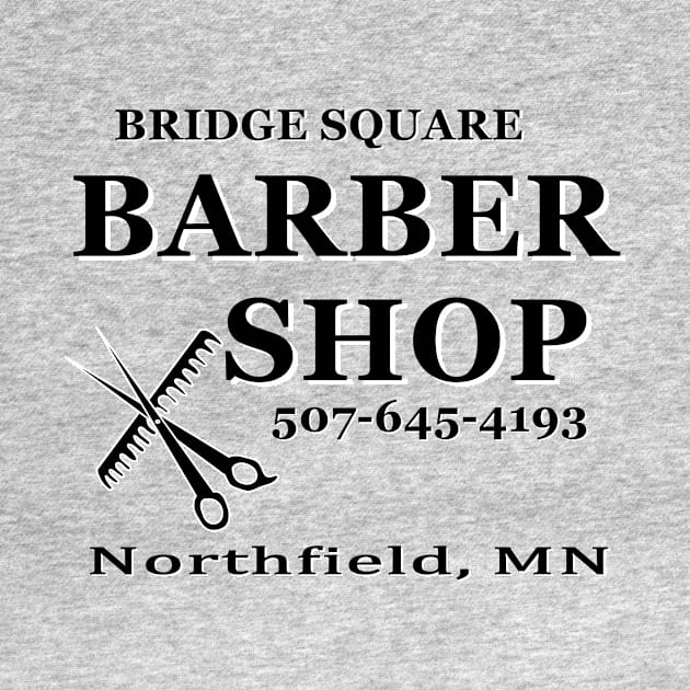 Red BSBS by Bridge Square Barber Shop